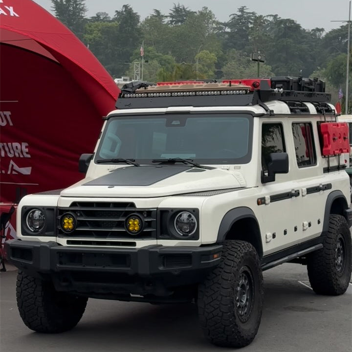 Ineos Grenadier Lensun 90W Hood/Bonnet Flexible Solar Panel