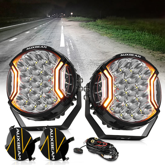 V-ULTRA SERIES | 5 INCH 226W LED SIDE SHOOTER WHITE OR AMBER POD LIGHTS WITH AMBER DRL
