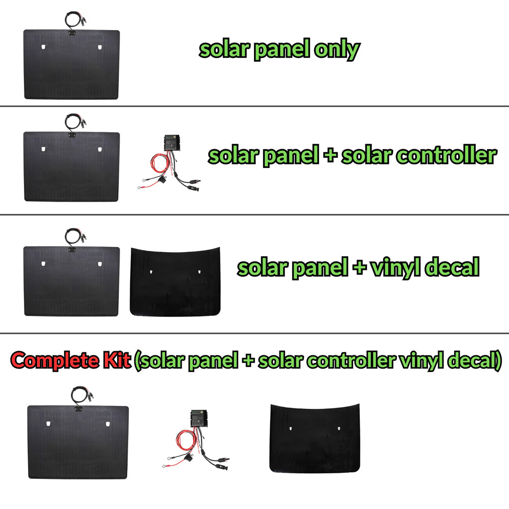 Land Rover Discovery LR3/LR4 Lensun 110W Hood/Bonnet Solar Panel