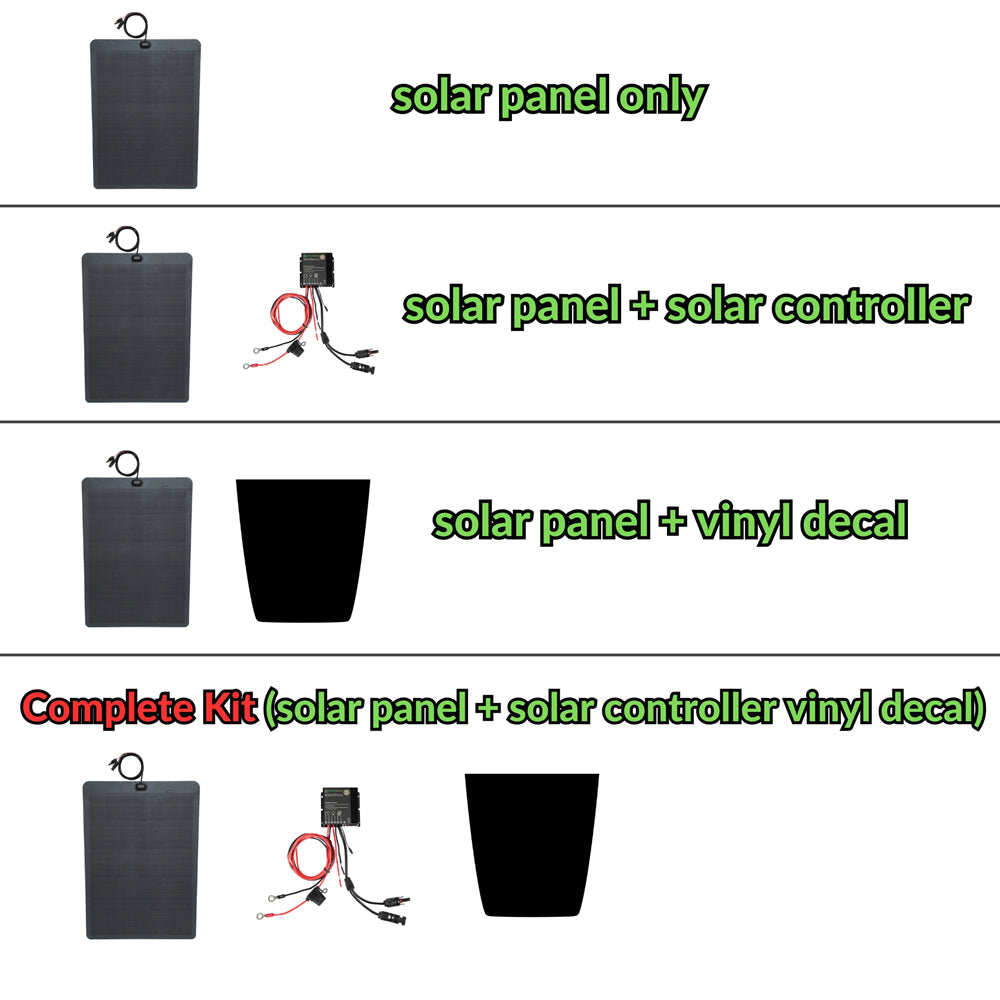 Ineos Grenadier Lensun 90W Hood/Bonnet Flexible Solar Panel